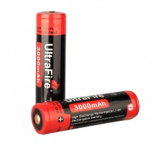 UltraFire BRC 18650 3.7V 3000mAh Rechargeable Lithium Battery With Protection(2PS)