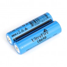 UltraFire 18650 2200mAh MAX Battery 3.7V Li-ion rechargeable batteries Button Top Battery(2PCS)